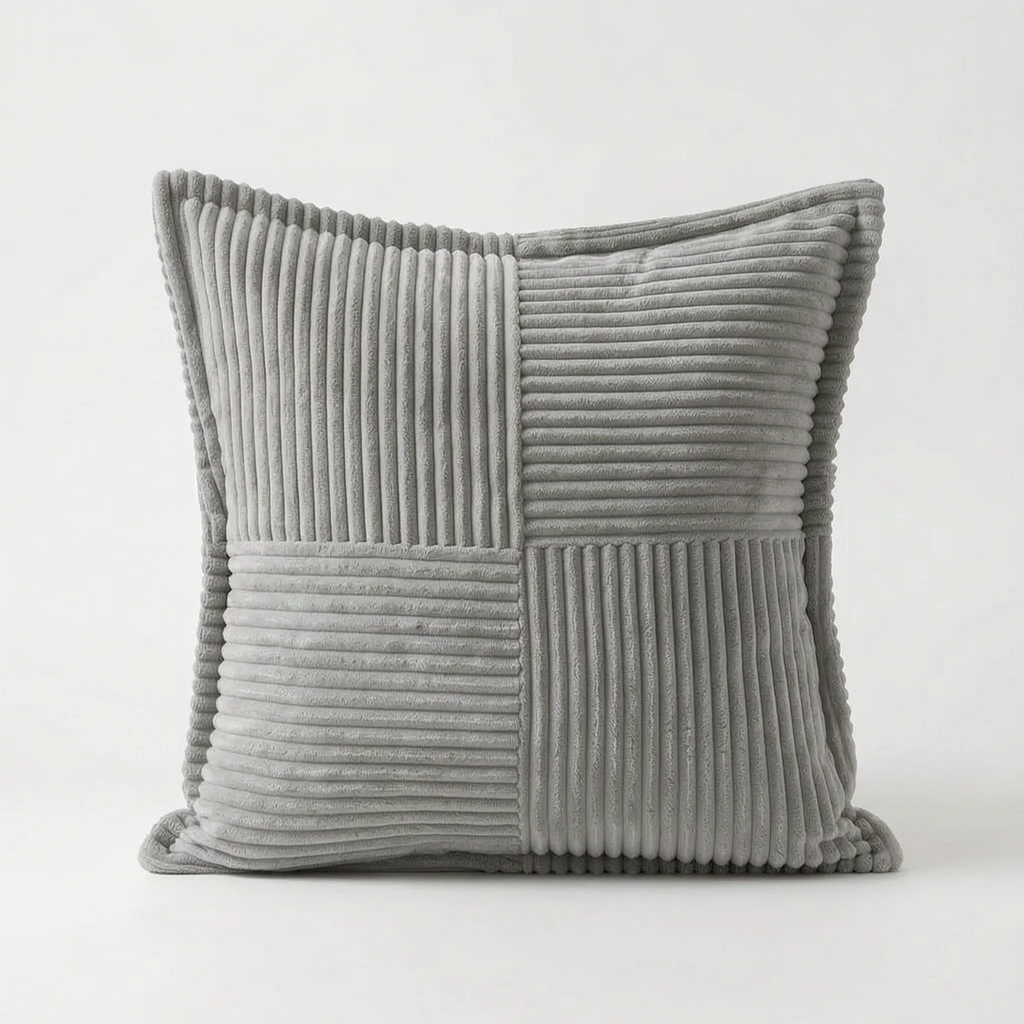 Ovidia | Stain-Resistant Solid Pillow Cover for Sofa or Bed
