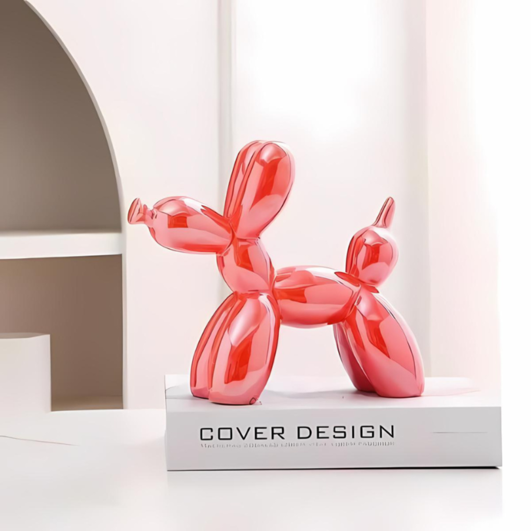 Cécile | Ceramic Balloon Dog Sculpture for Modern Interiors