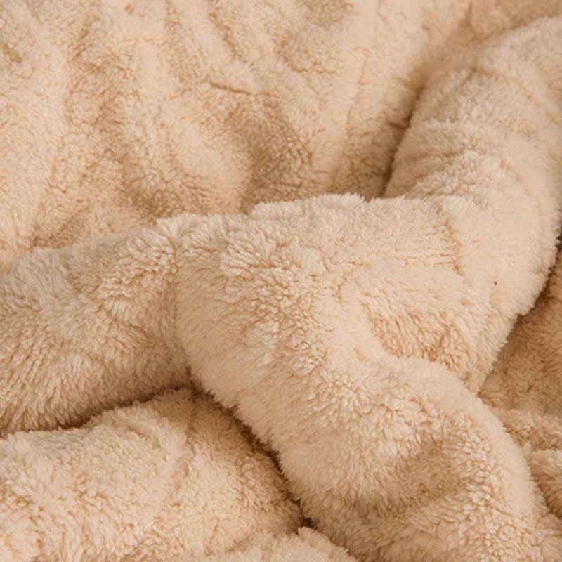 Umberto | Warm Weighted Blanket in Textured Fleece for Bedrooms