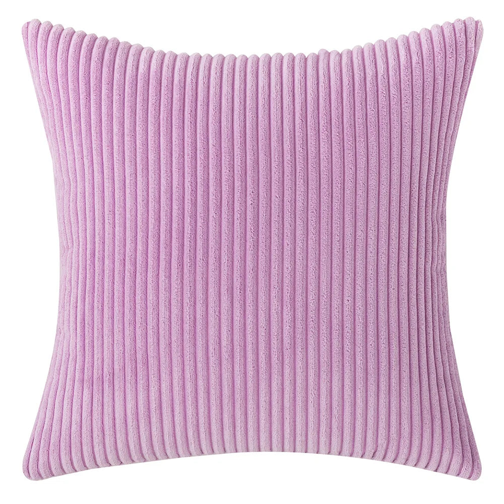 Léandre | Corduroy Striped Pillow Cover for Bedroom or Lounge