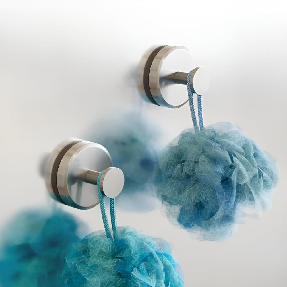 Noelie | Bathroom Wall Hooks with Vacuum Suction for Kitchen