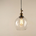 Léonie | Vintage Globe Glass Pendant Light for Kitchen or Dining