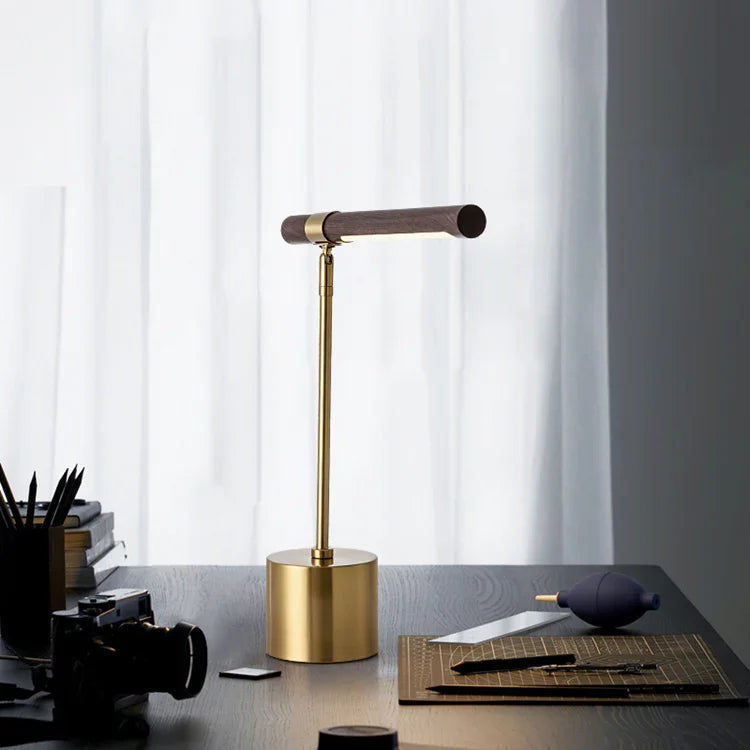 Olivier | Table Lamp with Walnut Wood and 3-Colour Light