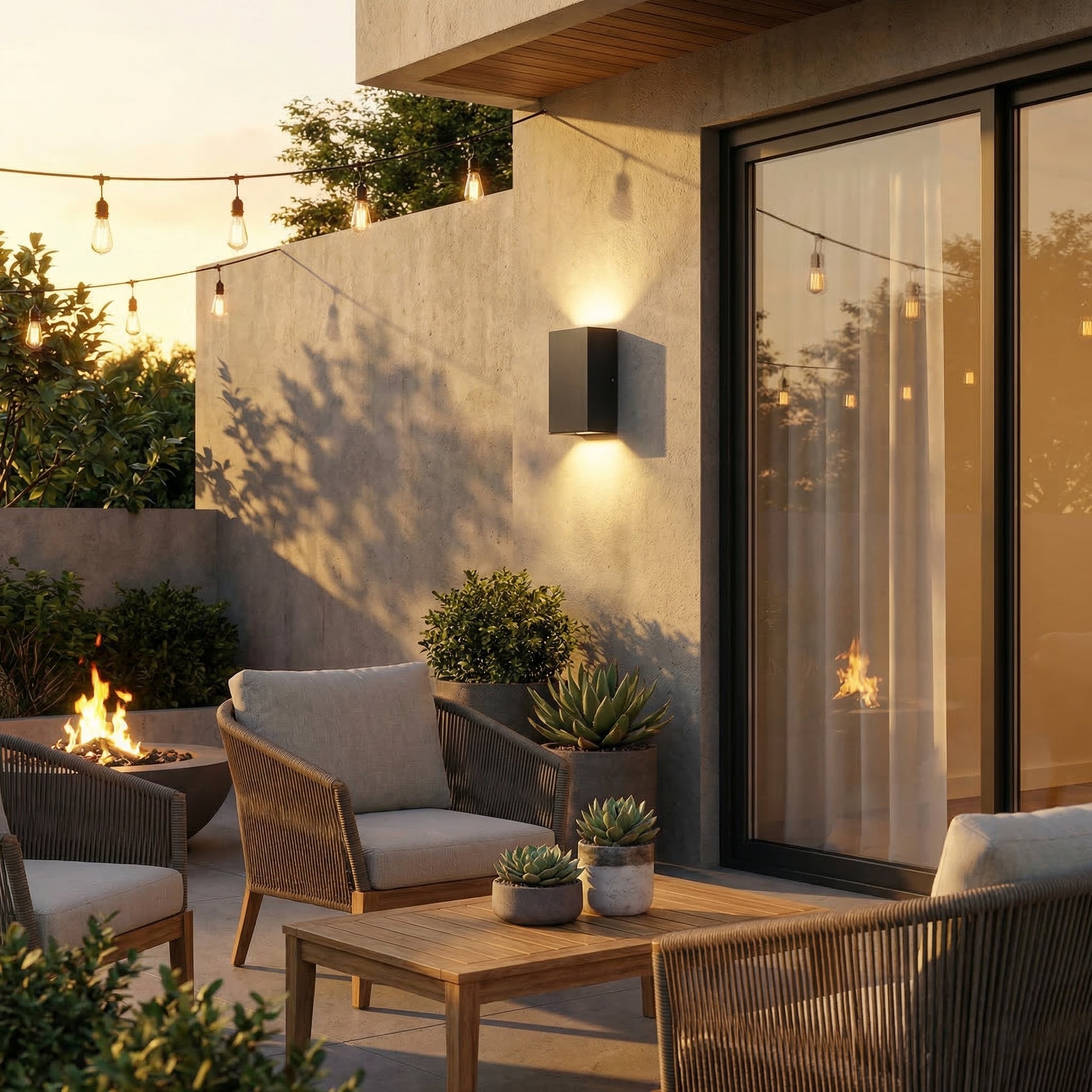 Henrik | Vertical LED Outdoor Lighting for Modern Patios