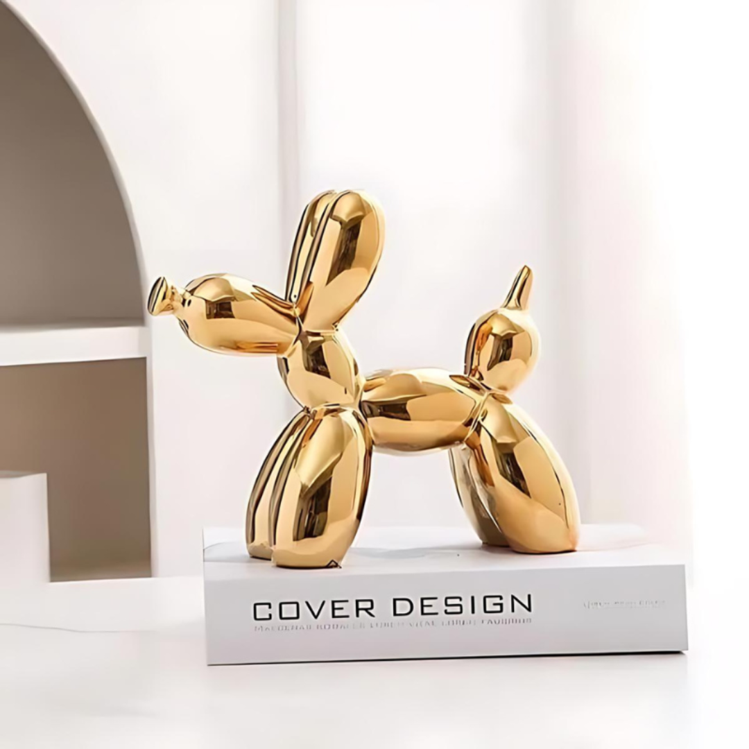 Cécile | Ceramic Balloon Dog Sculpture for Modern Interiors