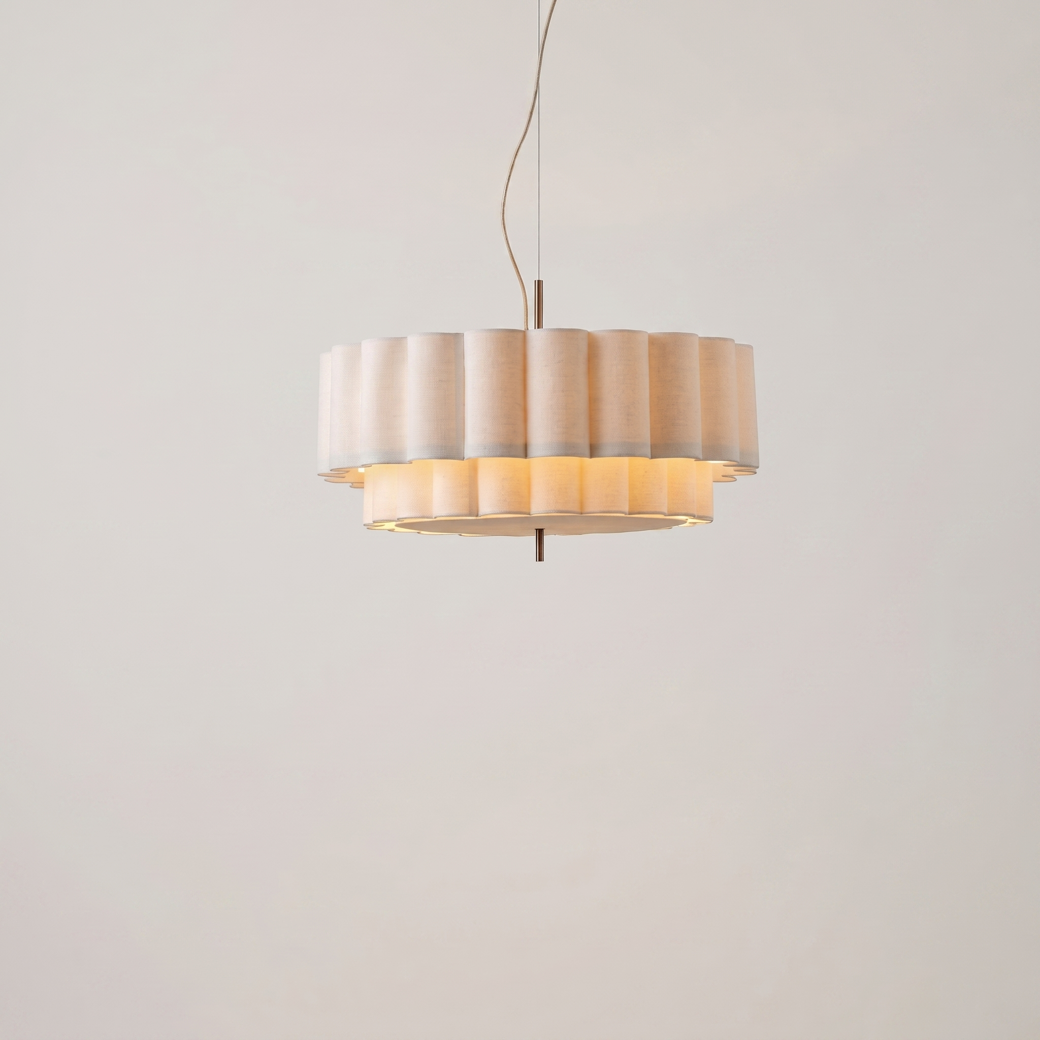 Estelle | Vintage Fabric Pendant Light for Dining Room