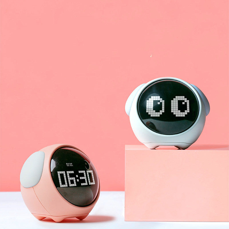 Ivo | Digital Gigtal Alarm Clock with Emoji Display for Bedroom