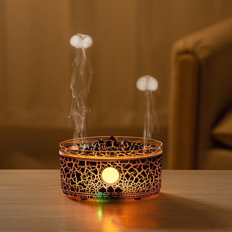 Scent and light in one form