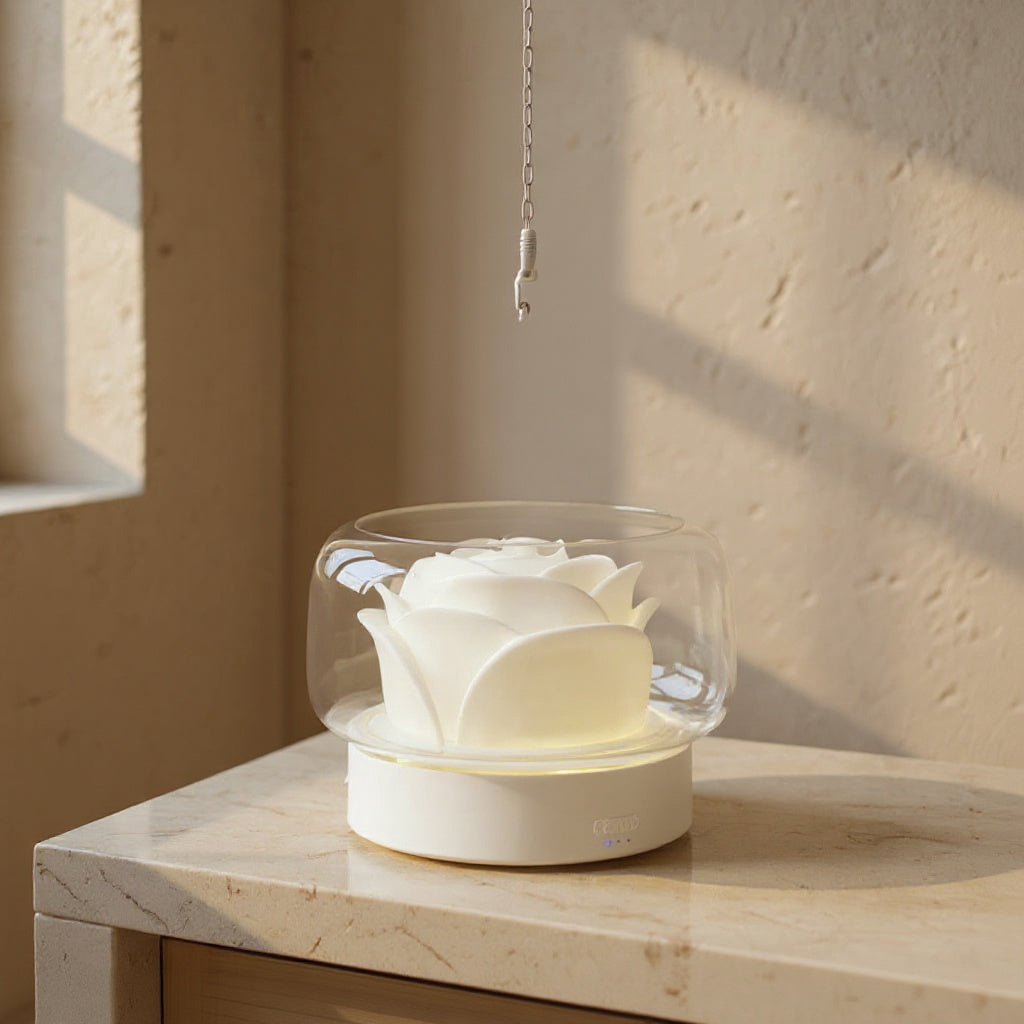 Alessandro | Rose Humidifier with LED Glow for Bedroom