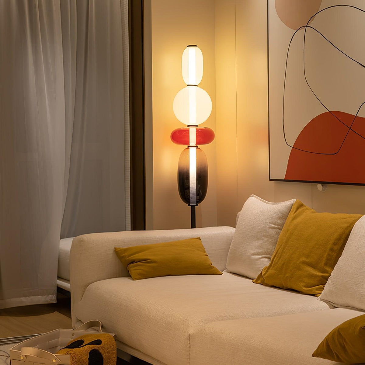 Hand-blown glass with artisan character