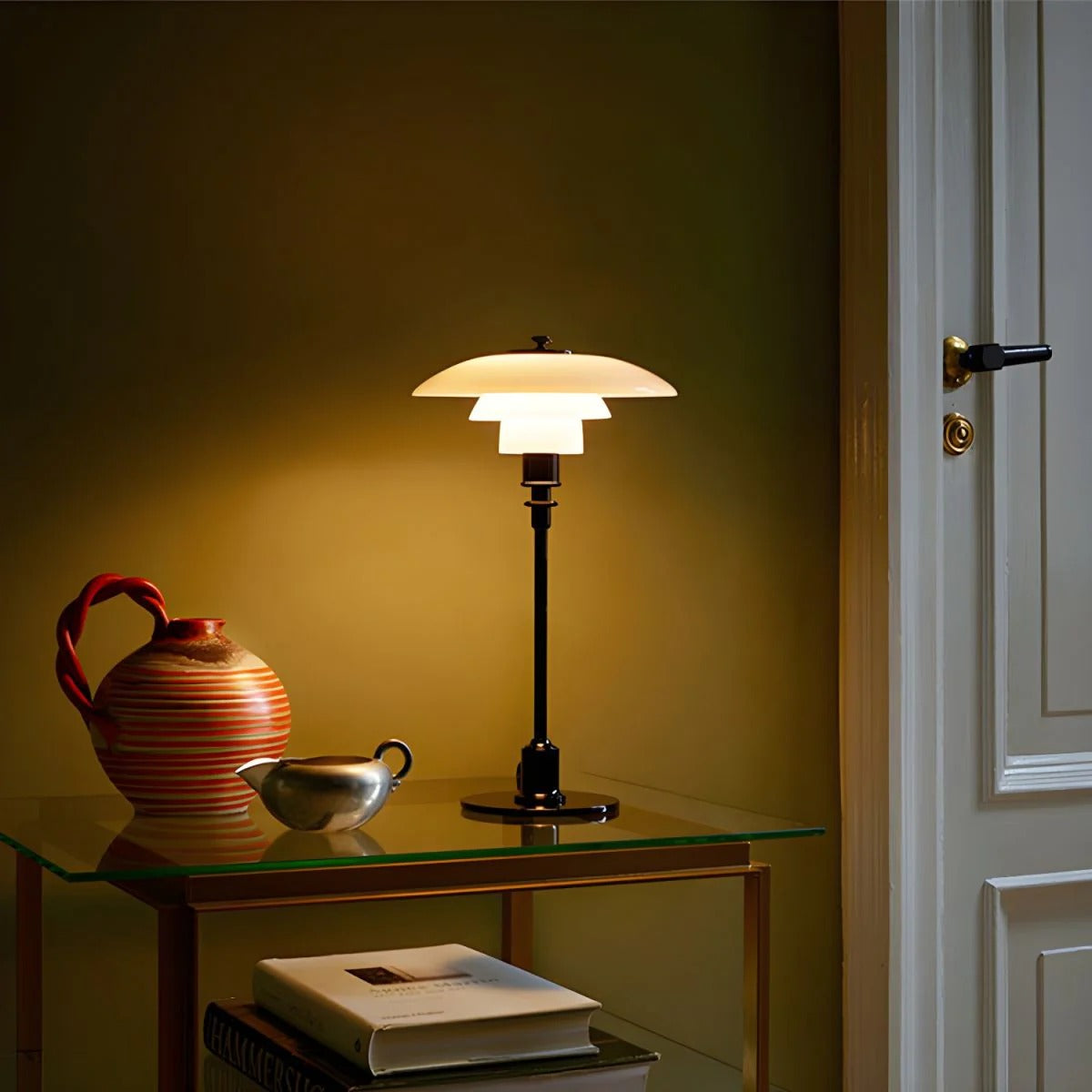 Layered shade diffuses light evenly