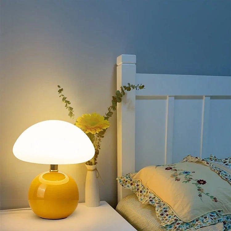 Mette | Mushroom Bedside Table Lamp
