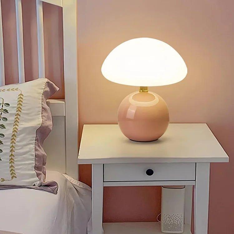 Mette | Mushroom Bedside Table Lamp