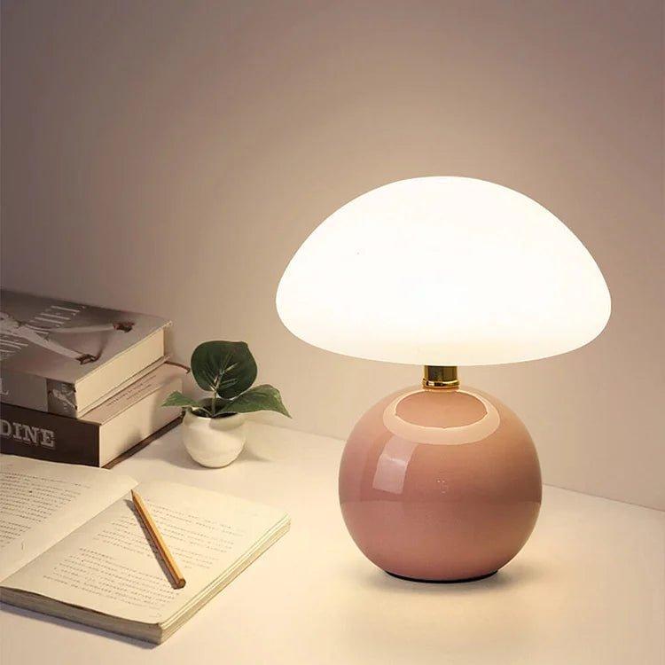 Mette | Mushroom Bedside Table Lamp