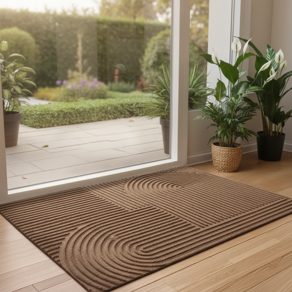 Dries floors before dirt travels further