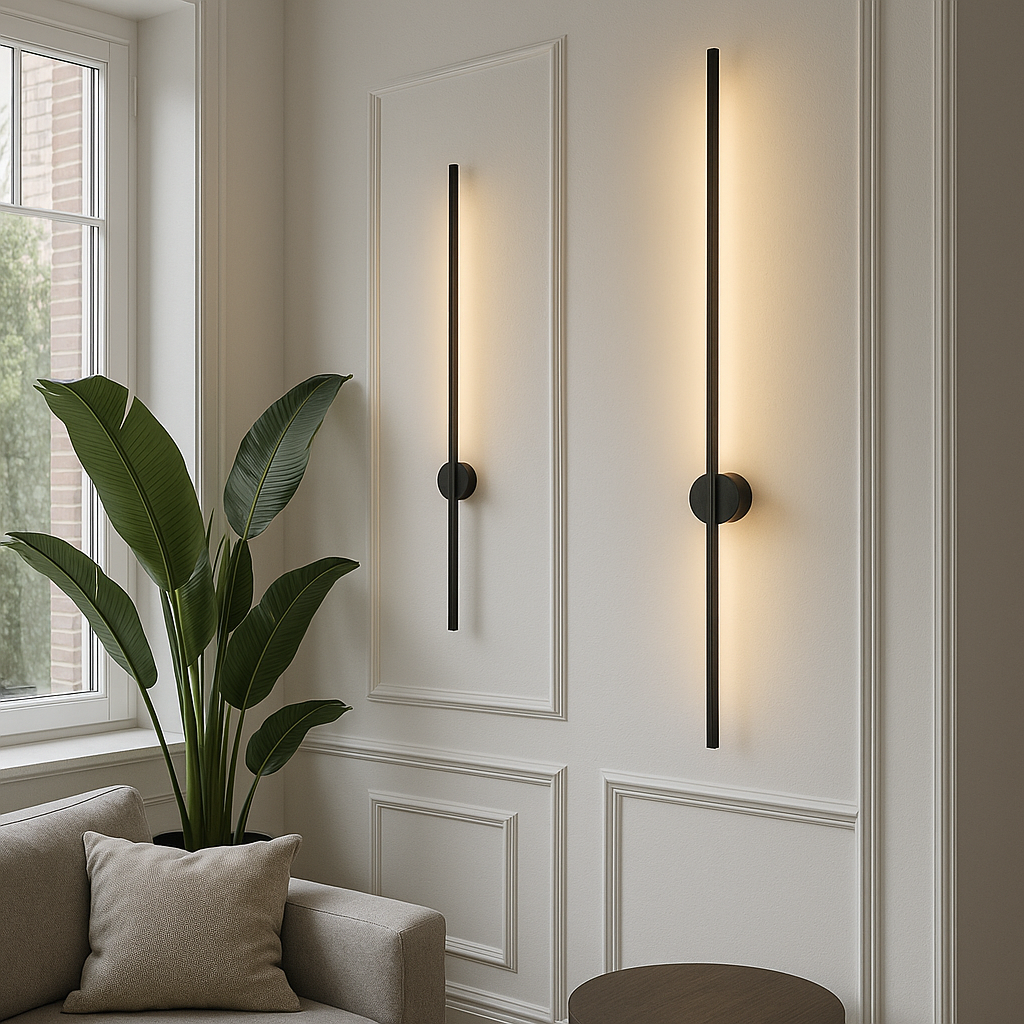 Laurent | Modern Linear Wall Lamp for Living Room or Bedroom