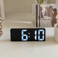 Soren | LED Alarm Clock with Digital Mirror Display for Bedside