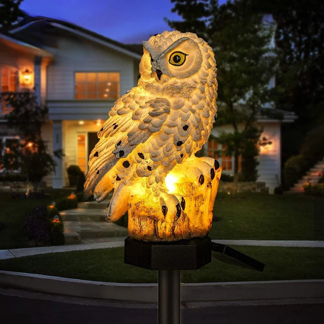 Ophelia | Charming Owl Outdoor Lamp for Garden or Patio