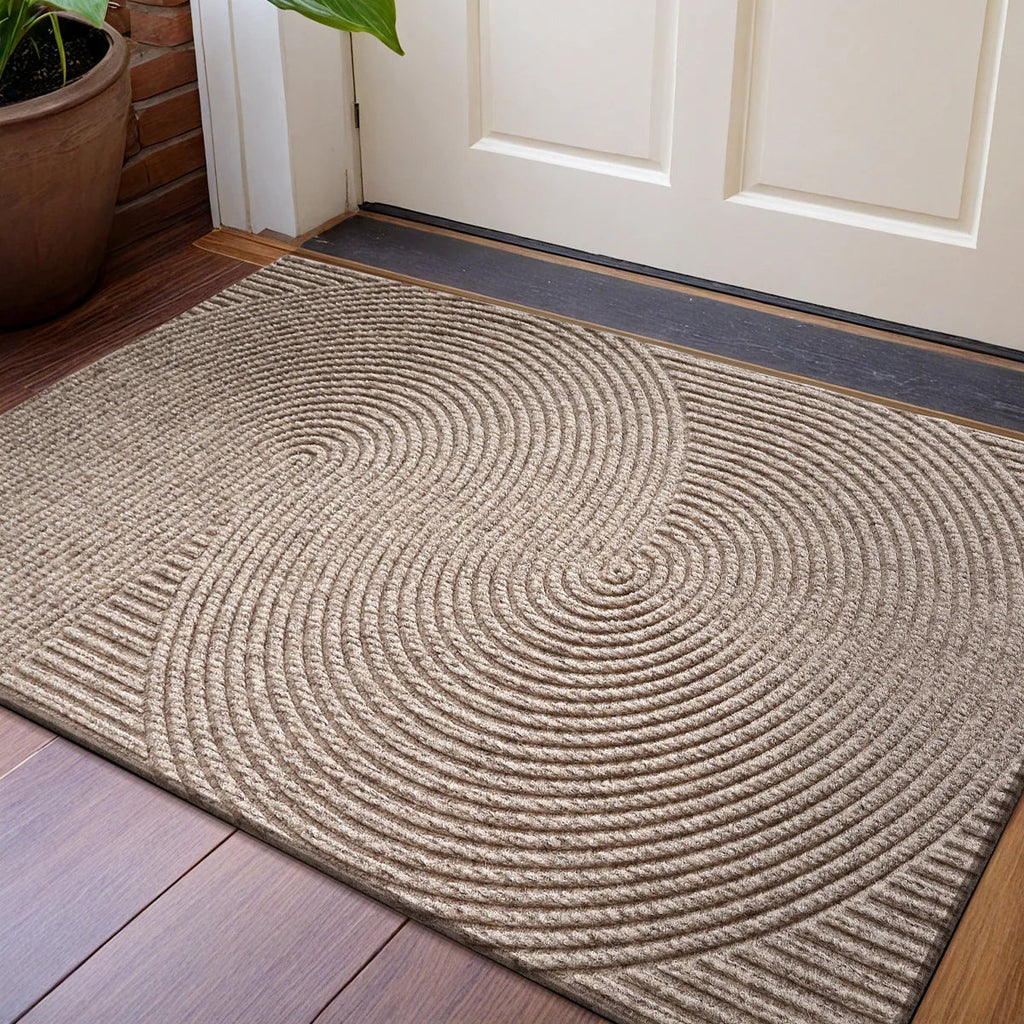 Linnea | Doormat with 3D Groove Design for Hallway
