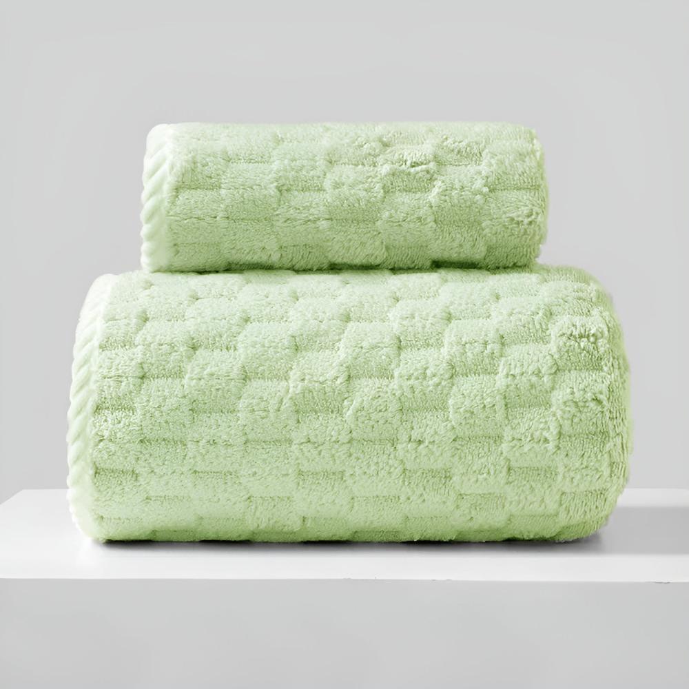 Beatrice | Quick Dry Fleece Towel Set for Bathroom and Gym