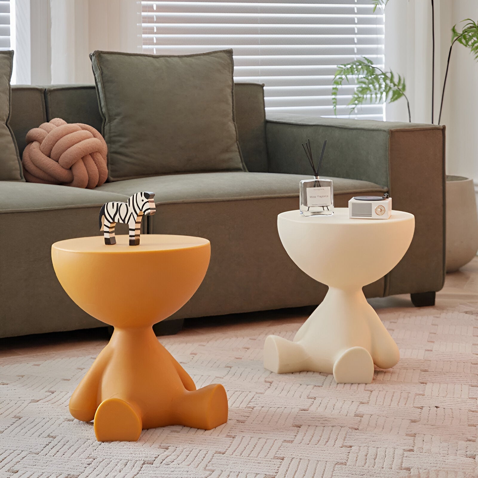 Esme | Luxury Round Coffee Table for Contemporary Living Room