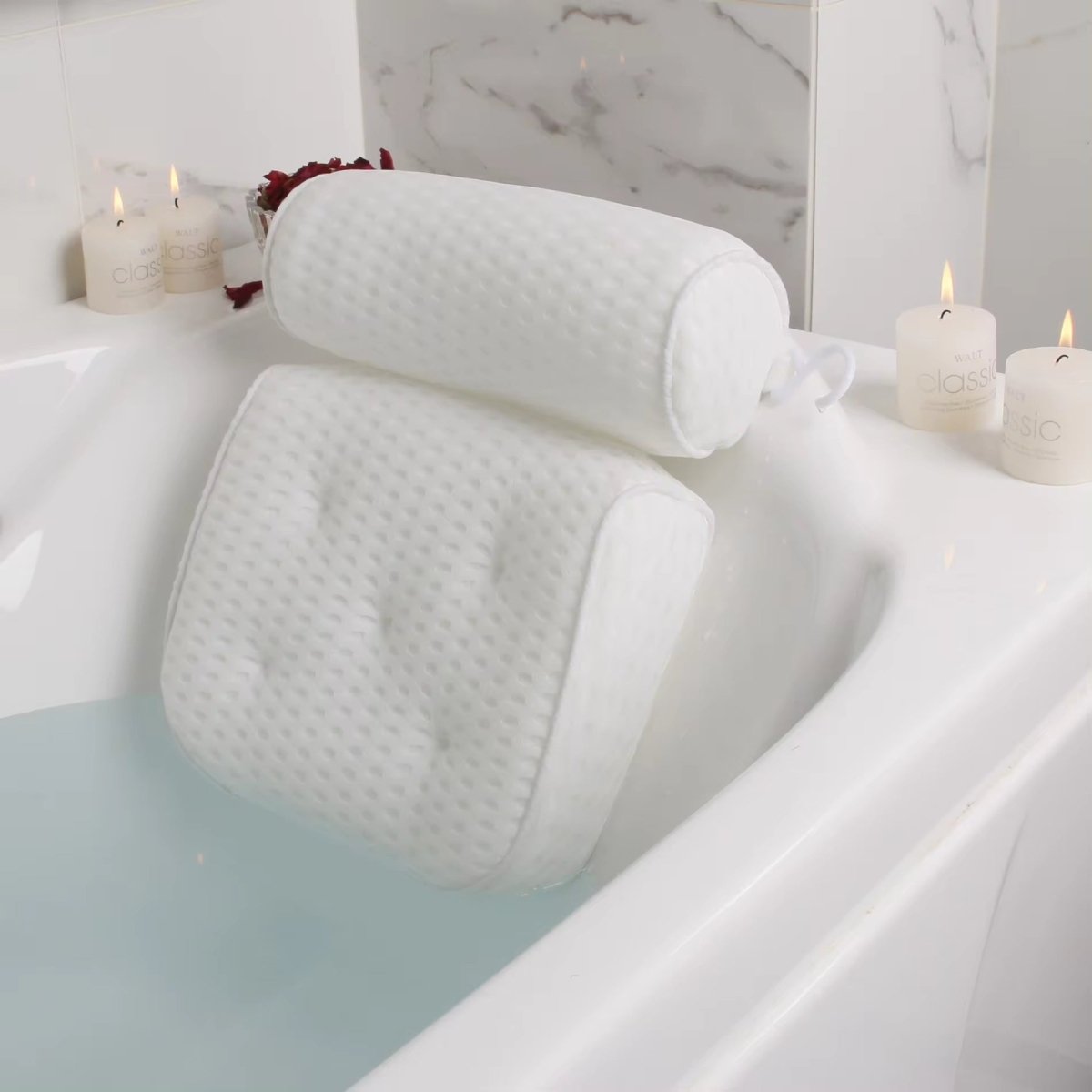 Emilio | Ergonomic Bath Pillow with Neck Support for Spa Bathrooms