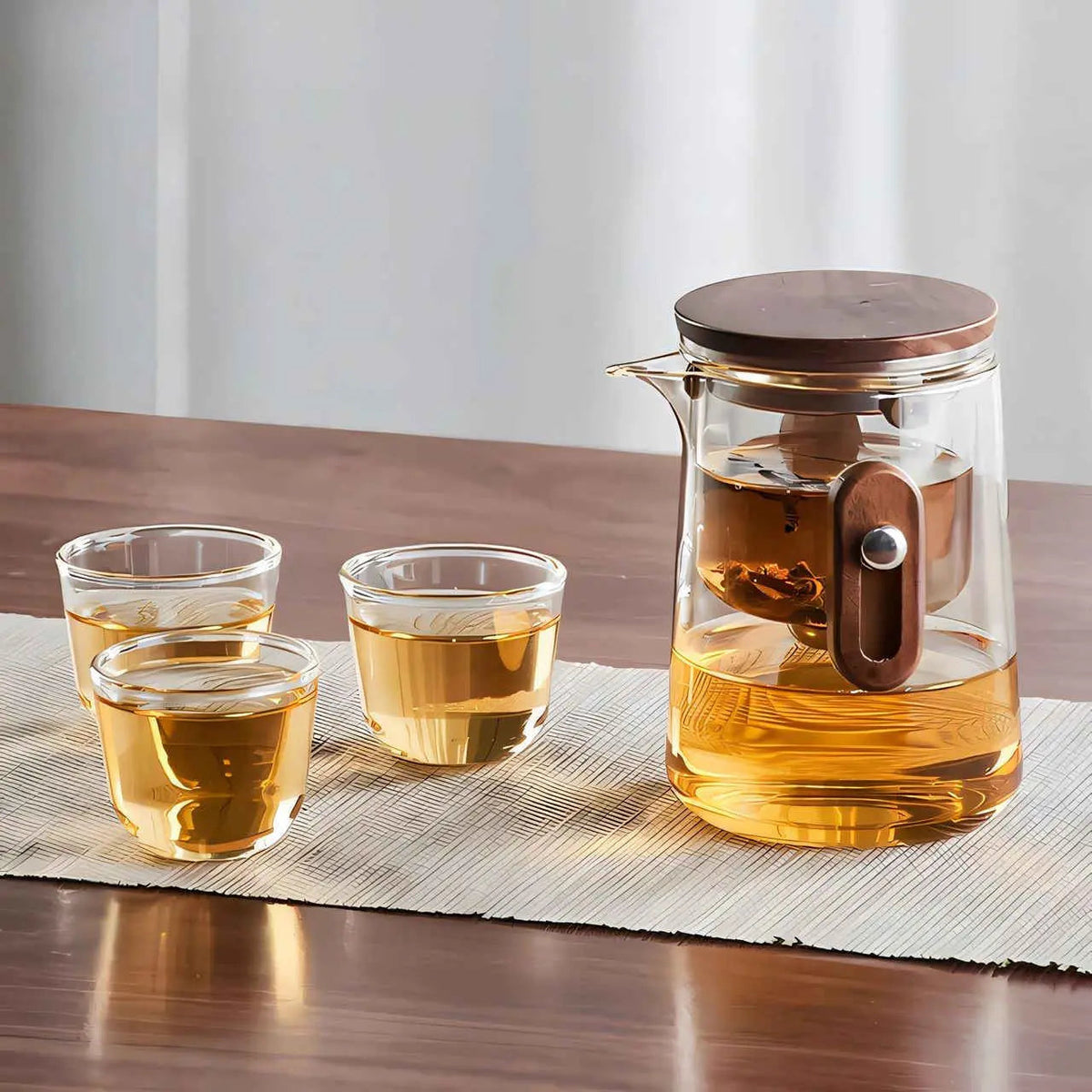 Linn | Portable Tea Set with Filtration Teapot and Travel Case