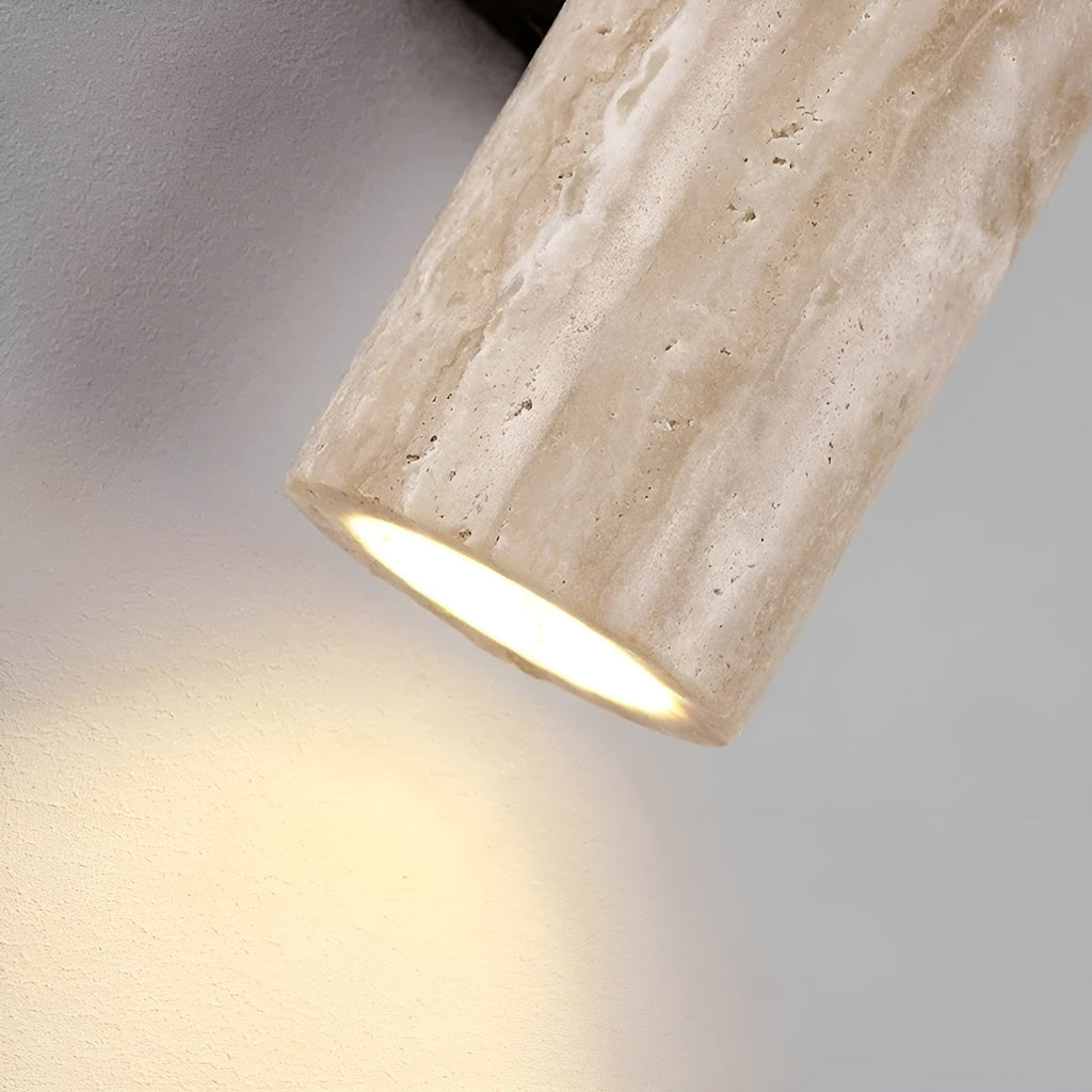 Luca | Travertine Wall Lamp with Up & Down Light