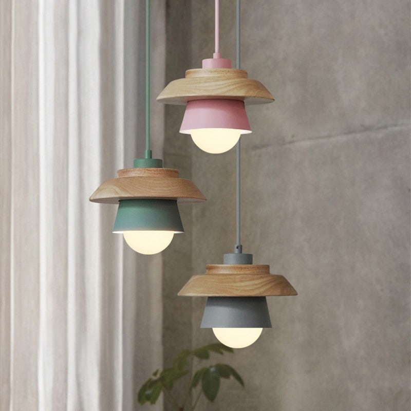 Lorenzo | Nordic Wood Ceiling Lights for Modern Dining Spaces
