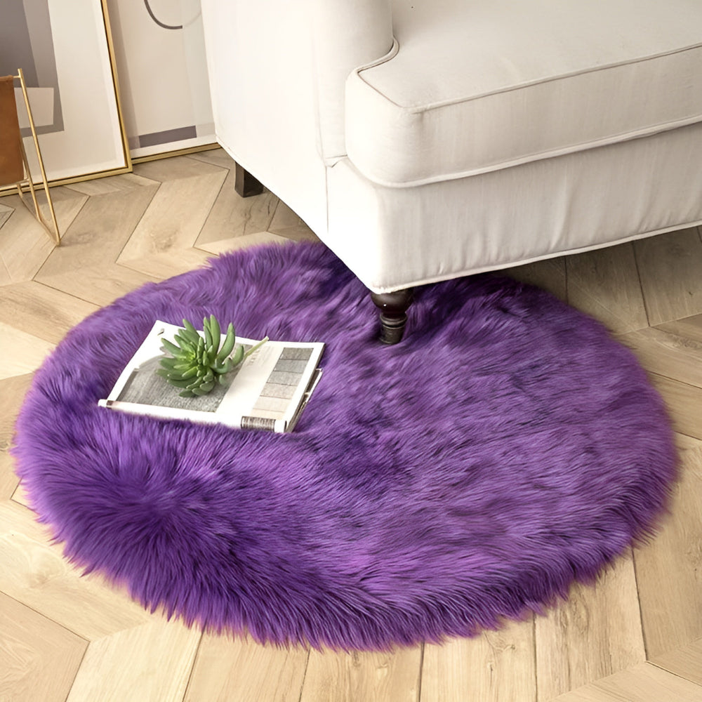 Lucienne | Soft Plush Velvet Rug with Non-Slip Backing for Living Room