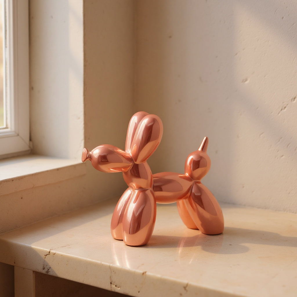 Cécile | Ceramic Balloon Dog Sculpture for Modern Interiors