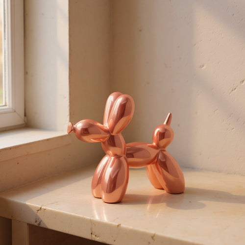 Cécile | Ceramic Balloon Dog Sculpture for Modern Interiors