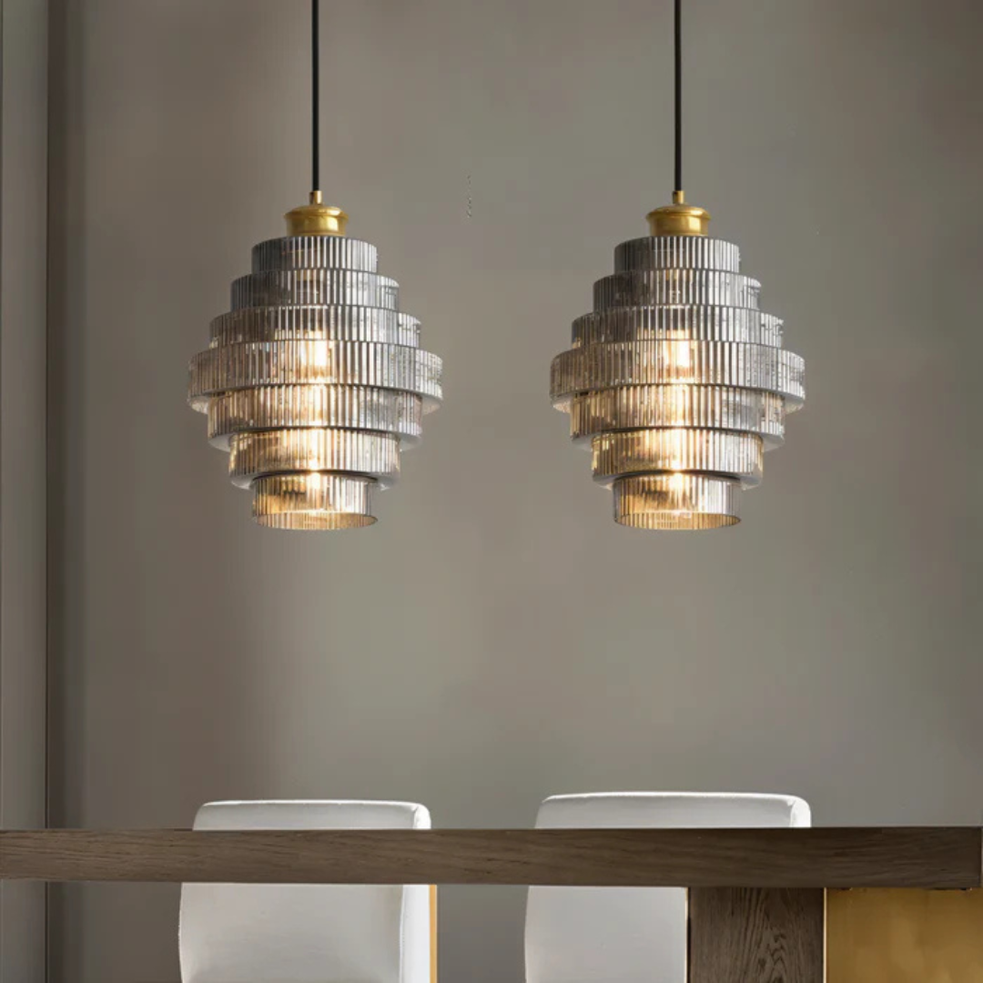 Isadora | Glass Pendant Light for Kitchen or Dining Room