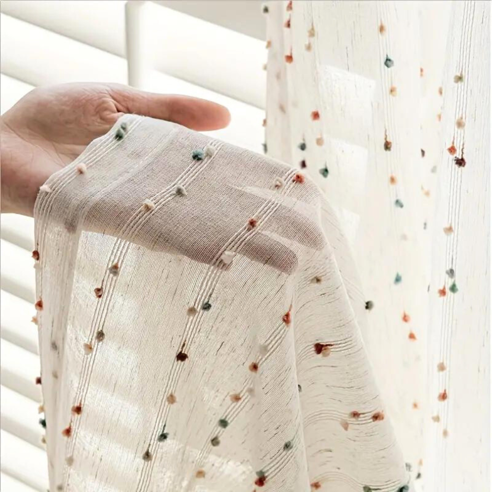 Noor | Rainbow Tulle Curtains for Living Room or Bedroom