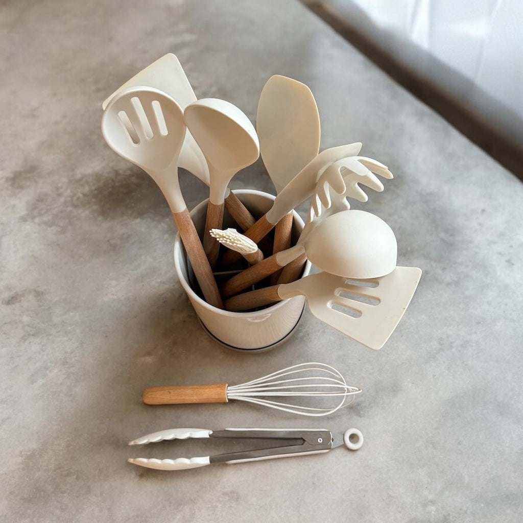 Amandine | Heat Resistant Silicone Cooking Utensils for Non-Stick Pans