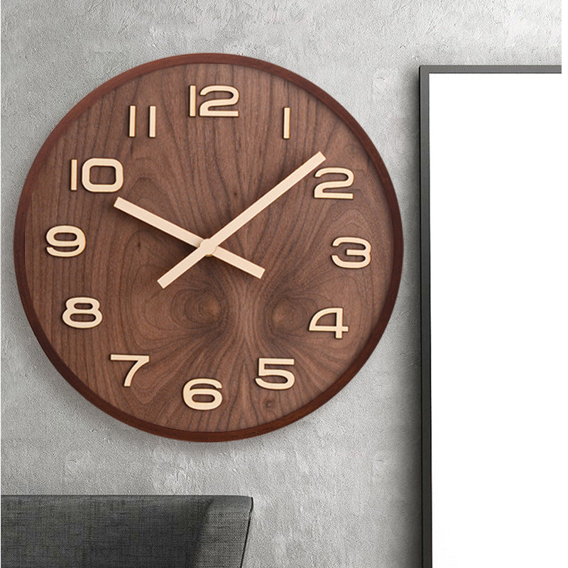 Marlowe | Wooden Wall Clock for Modern Living Spaces
