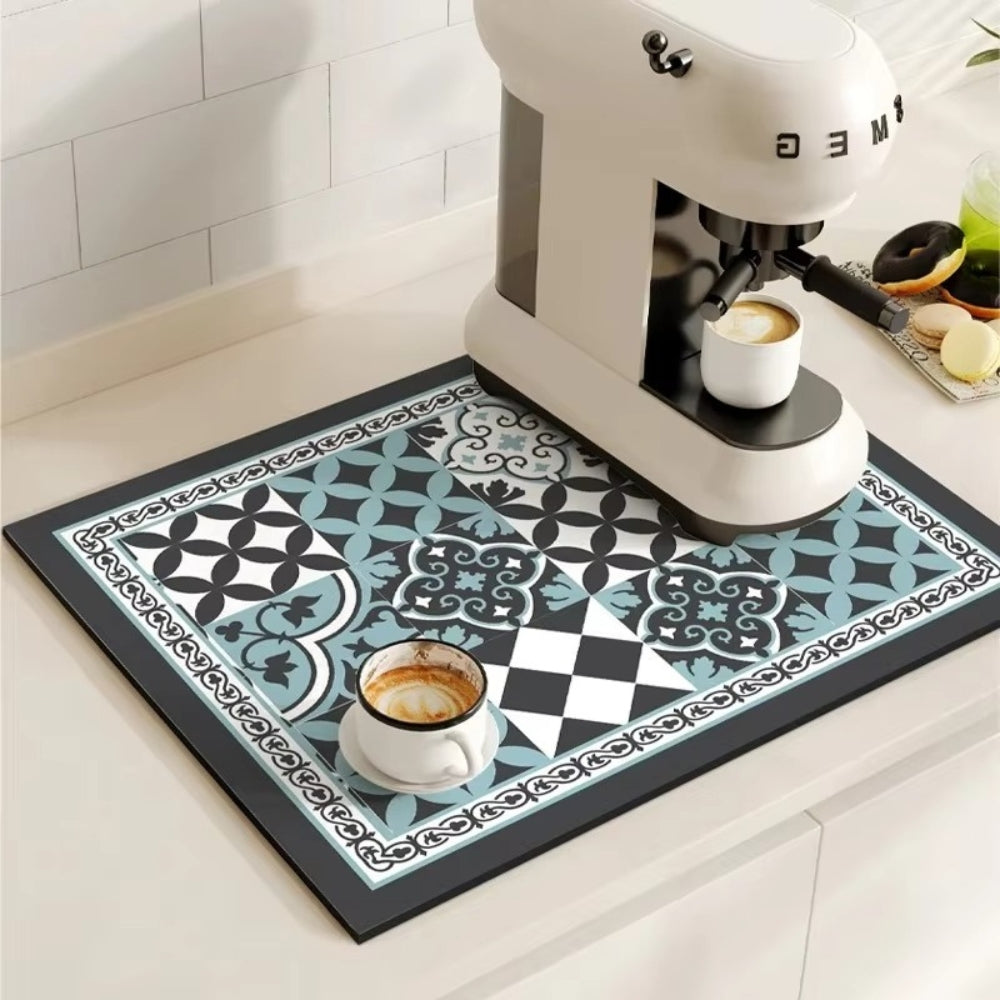 Nicolas | Absorbent Drying Mat for Kitchen Counter and Coffee Bar