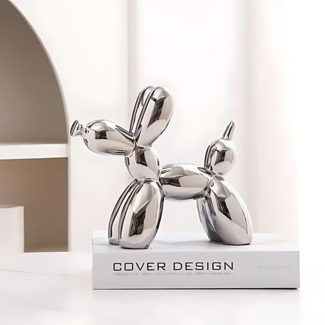 Cécile | Ceramic Balloon Dog Sculpture for Modern Interiors