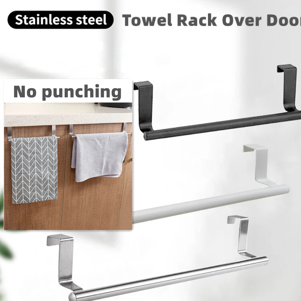 Elena | Over Door Kitched Towel Rag Holder for Kitchen or Bathroom