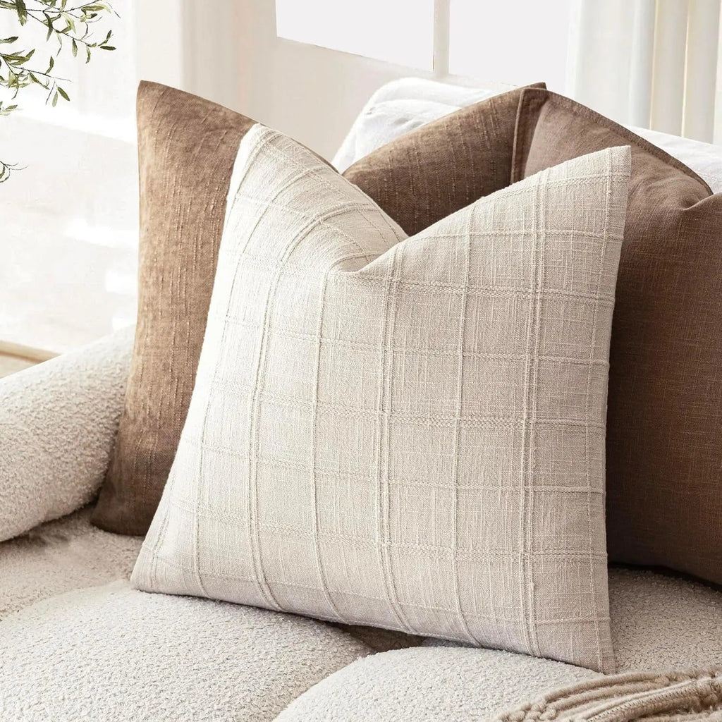 Chenara | Boho Chenille Pillow Cushion Cover for Sofa