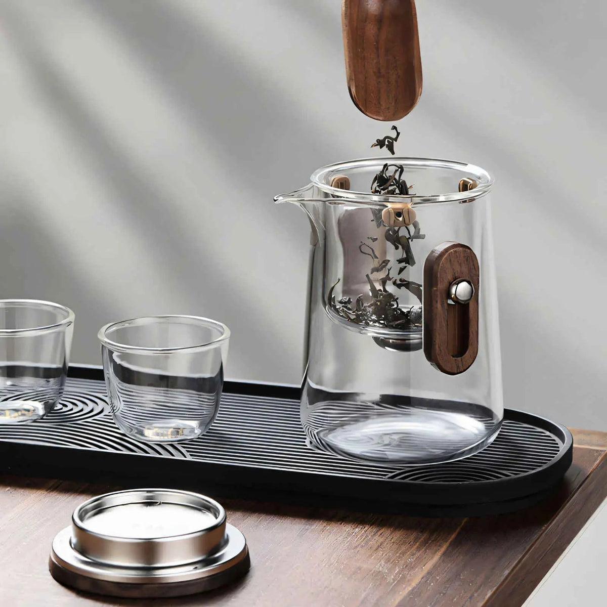 Linn | Portable Tea Set with Filtration Teapot and Travel Case