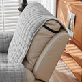 Elias | Recliner Cover in Grid Weave for Living Room