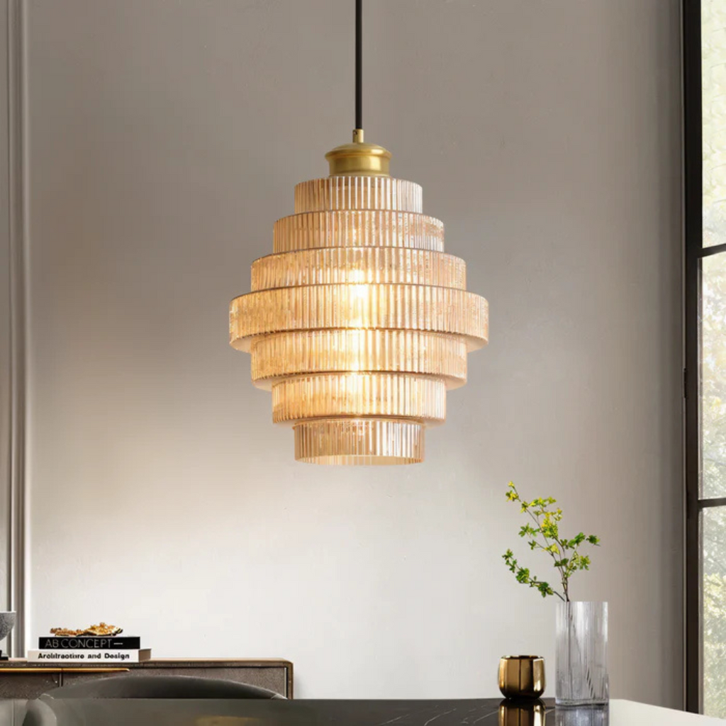 Isadora | Glass Pendant Light for Kitchen or Dining Room
