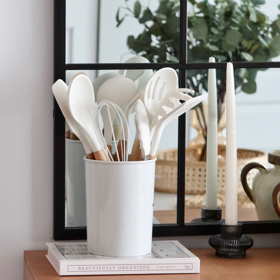 Amandine | Heat Resistant Silicone Cooking Utensils for Non-Stick Pans