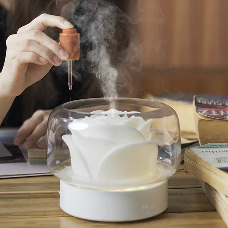 Alessandro | Rose Humidifier with LED Glow for Bedroom