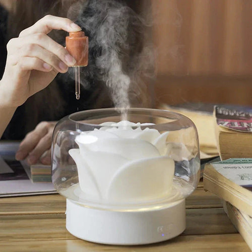 Alessandro | Rose Humidifier with LED Glow for Bedroom