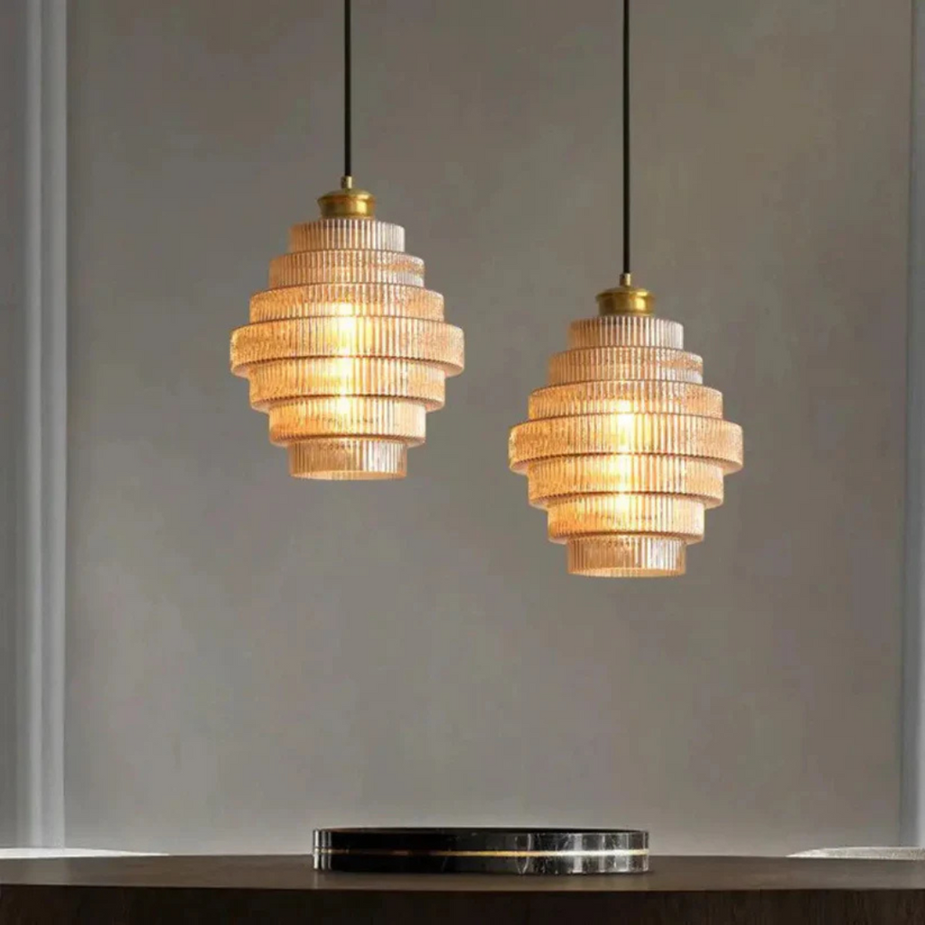 Isadora | Glass Pendant Light for Kitchen or Dining Room