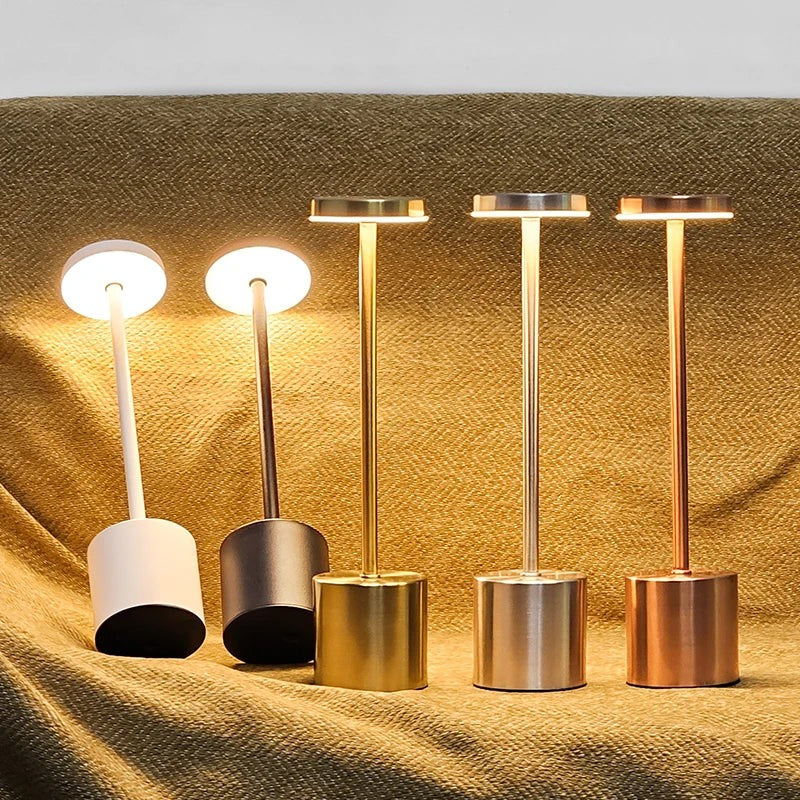 Frida | Battery Operated LED Table Lamp for Bedroom or Living Room