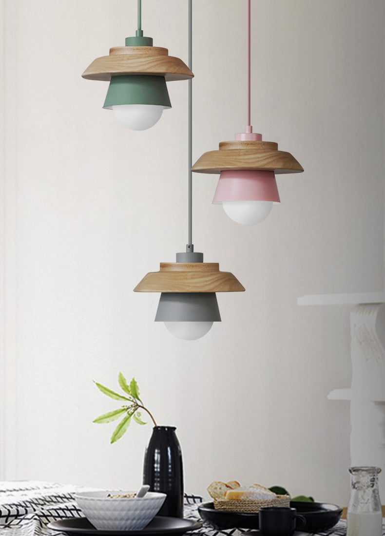 Lorenzo | Nordic Wood Ceiling Lights for Modern Dining Spaces