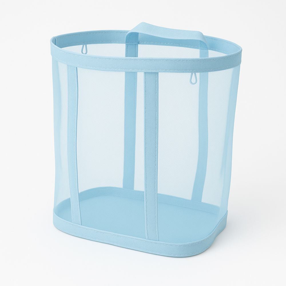 Élise | Foldable Mesh Laundry Basket for Bathroom or Utility Room